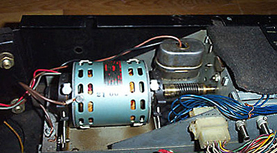 Synchronous motor driving X66 tone wheel generator.