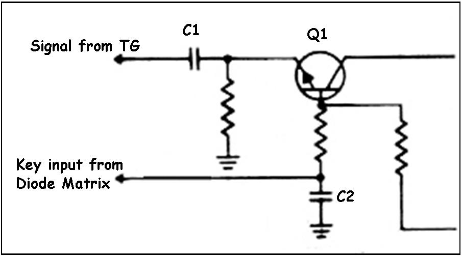 Pedal sustain keyer schematic