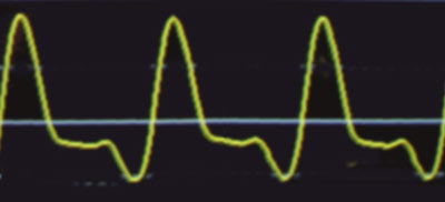 waveform from center pickup